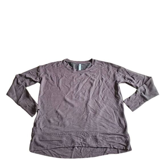 Athleta womens Sz M gray long sleeve Active light sweatshirt - Picture 3 of 6